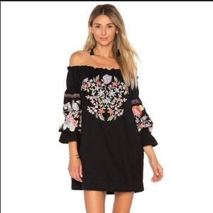 Free people fluer du jour shift off shoulder dress